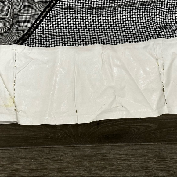 NWT Endless Rose Faux Leather Plaid Knee-Length Pencil Skirt large - AS IS - Picture 3 of 3